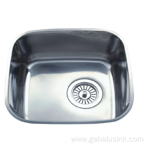 Environmentally Commercial Steel Single Bowl Kitchen Sink